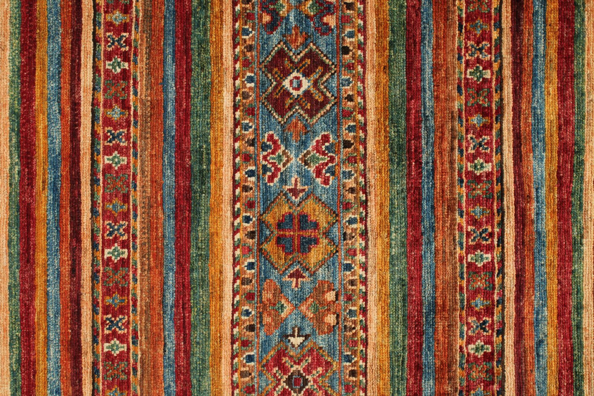 3x4 Multicolor Tribal Rug