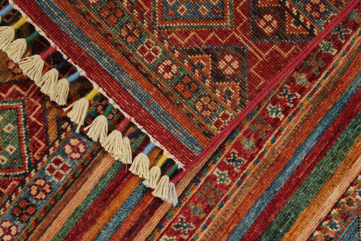 3x4 Multicolor Tribal Rug