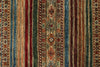 3x4 Brown and Multicolor Tribal Rug