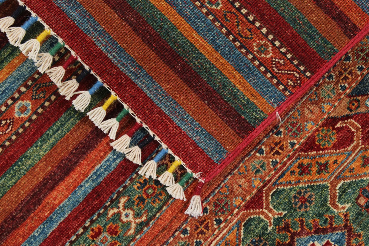 3x4 Multicolor Tribal Rug