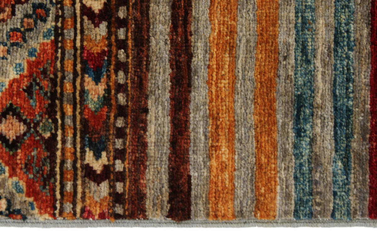3x4 Multicolor Tribal Rug