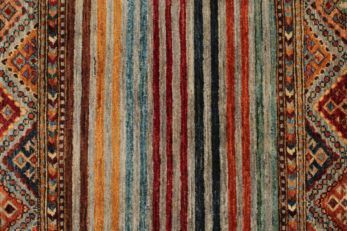 3x4 Multicolor Tribal Rug