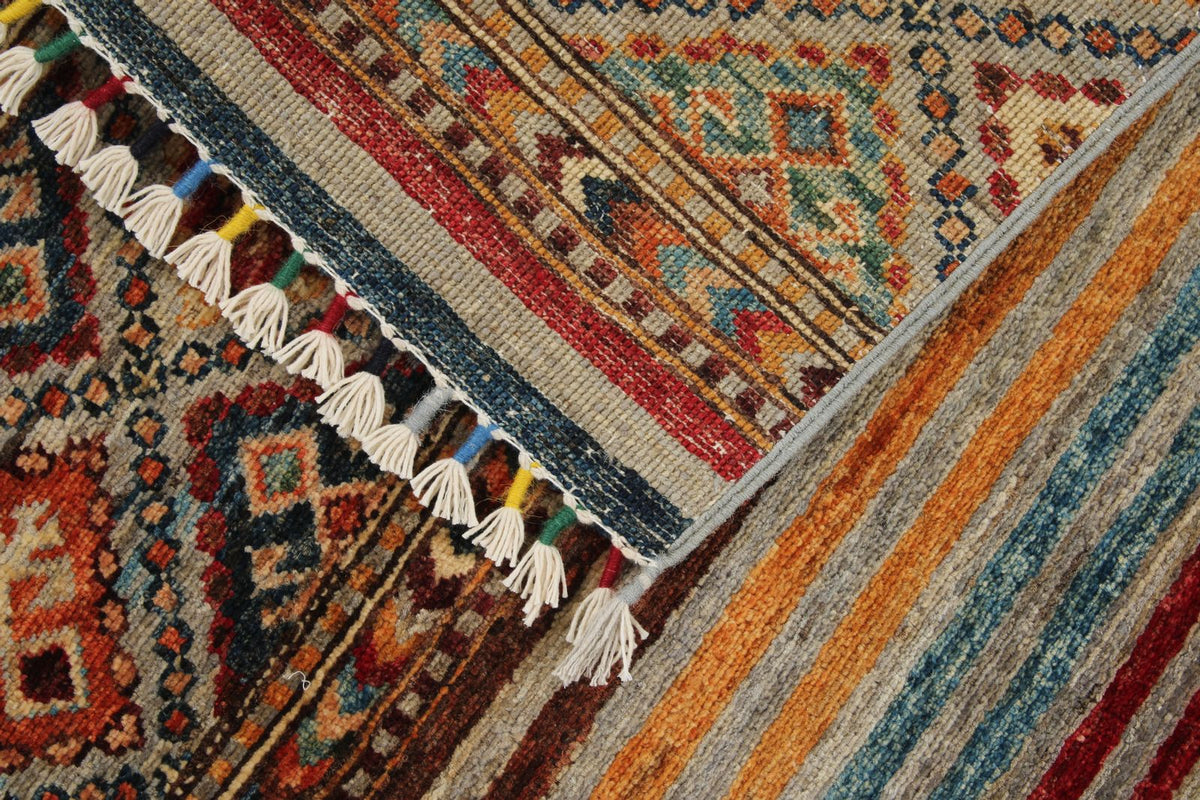 3x4 Multicolor Tribal Rug