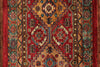 3x4 Red and Multicolor Tribal Rug