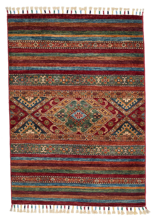 3x4 Multicolor Tribal Rug
