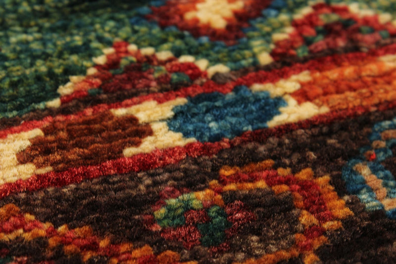 3x10 Brown and Multicolor Tribal Runner