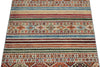 3x4 Gray and Multicolor Tribal Rug