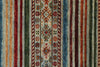 3x4 Gray and Multicolor Tribal Rug