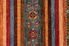 3x4 Red and Multicolor Tribal Rug