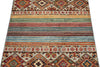 3x4 Brown and Multicolor Tribal Rug
