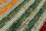 3x4 Brown and Multicolor Tribal Rug