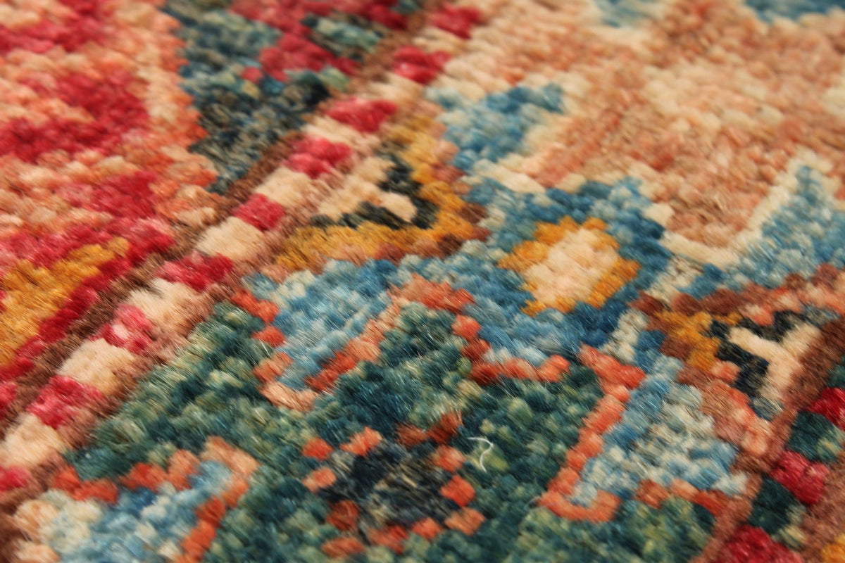 3x5 Brown and Multicolor Tribal Rug