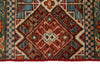 3x4 Red and Multicolor Tribal Rug