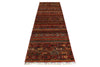 3x10 Brown and Multicolor Tribal Runner