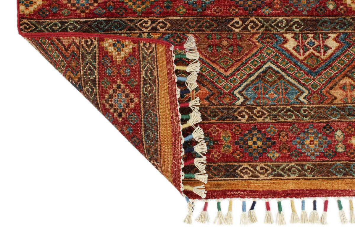 3x10 Brown and Multicolor Tribal Runner