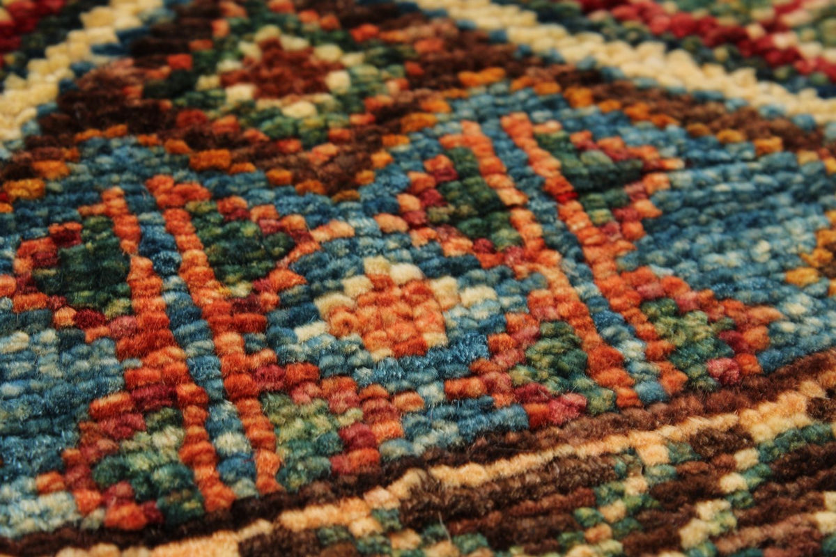 3x10 Brown and Multicolor Tribal Runner