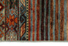 3x4 Light Blue and Multicolor Tribal Rug