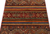 3x4 Brown and Multicolor Tribal Rug