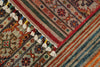 3x4 Light Gray and Multicolor Tribal Rug