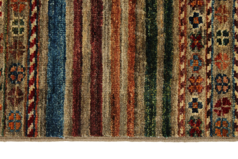 3x4 Multicolor Tribal Rug