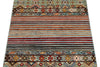 3x4 Light Blue and Multicolor Tribal Rug