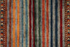 3x4 Gray and Multicolor Tribal Rug