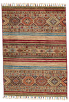 3x4 Light Camel and Multicolor Tribal Rug