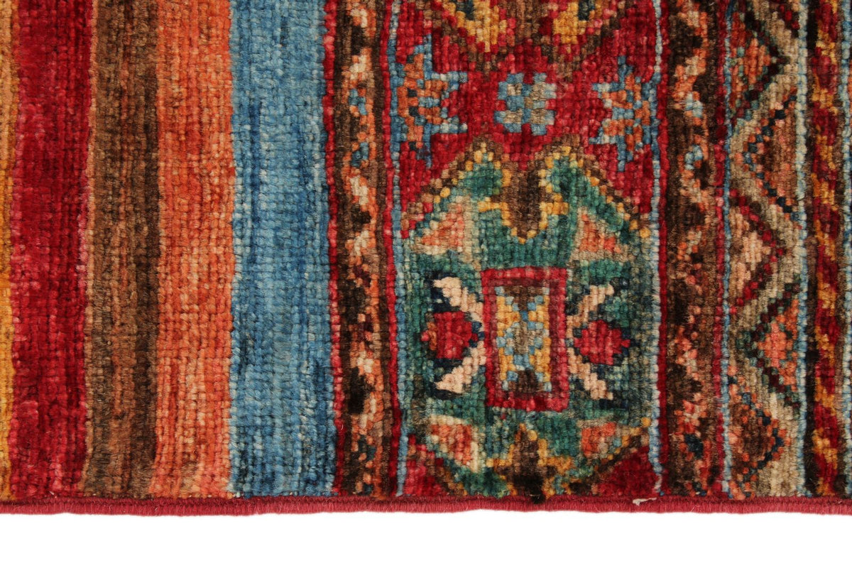 3x4 Multicolor Tribal Rug