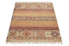 3x4 Light Camel and Multicolor Tribal Rug