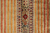 3x4 Light Camel and Multicolor Tribal Rug