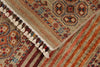3x4 Camel and Multicolor Tribal Rug