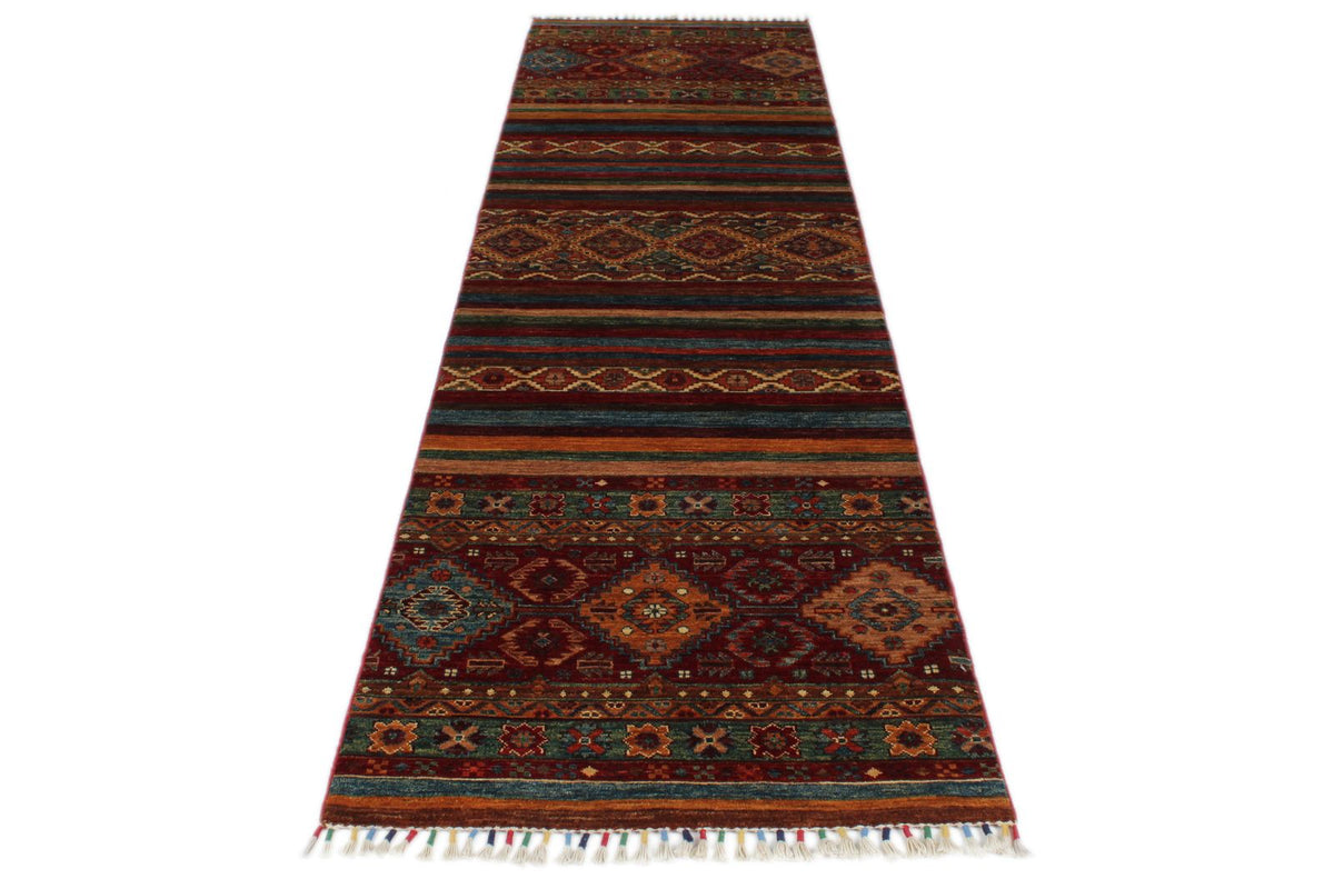 3x10 Brown and Multicolor Tribal Runner