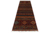 3x10 Brown and Multicolor Tribal Runner