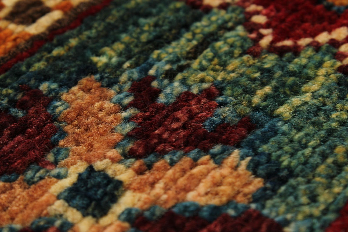 3x10 Brown and Multicolor Tribal Runner