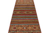 3x10 Brown and Multicolor Tribal Runner