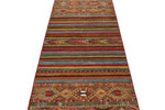 3x10 Brown and Multicolor Tribal Runner