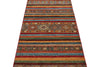 3x8 Brown and Multicolor Tribal Runner