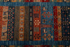 3x8 Blue and Multicolor Anatolian Traditional Runner
