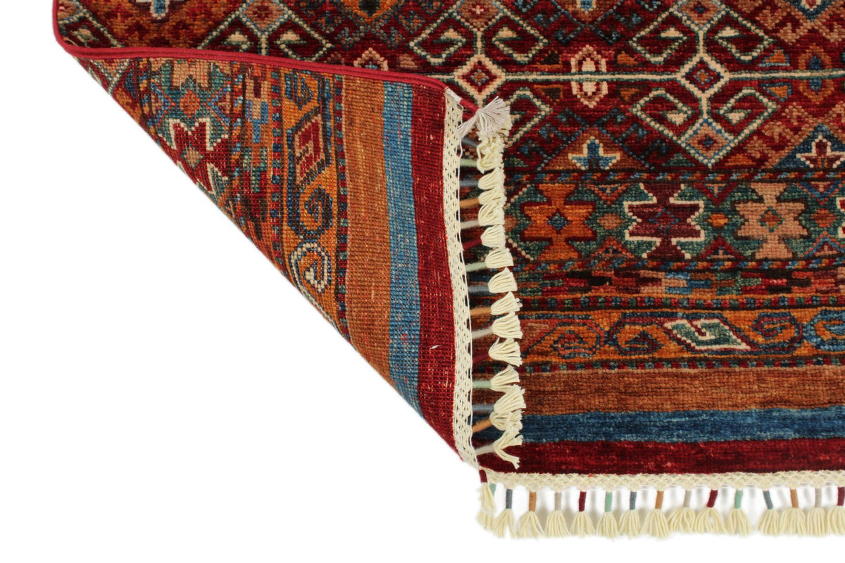 3x10 Brown and Multicolor Tribal Runner
