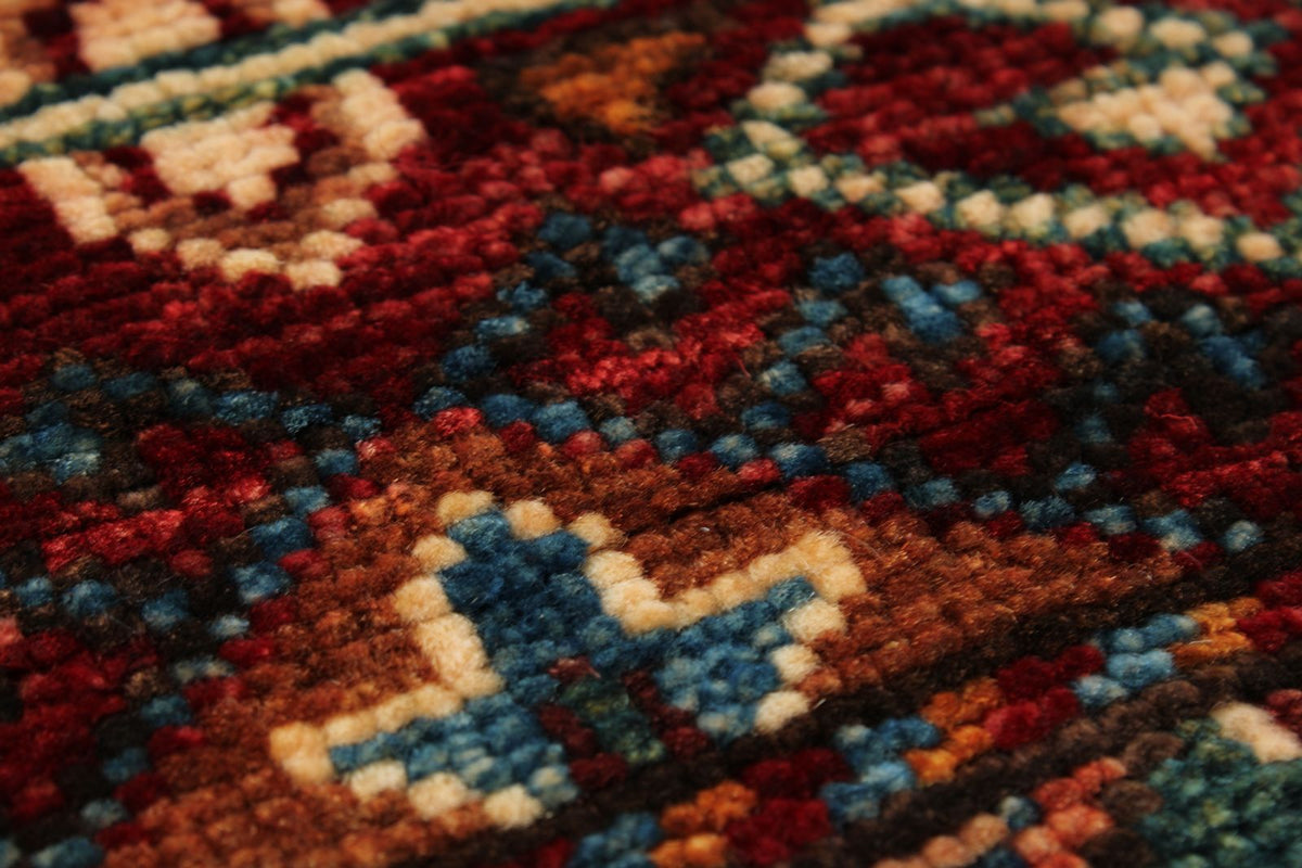 3x10 Brown and Multicolor Tribal Runner