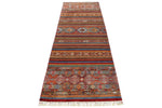 3x10 Brown and Multicolor Tribal Runner