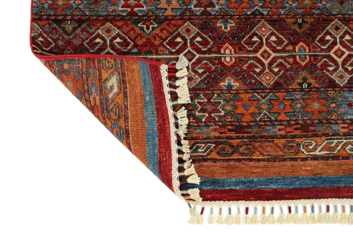 3x10 Brown and Multicolor Tribal Runner