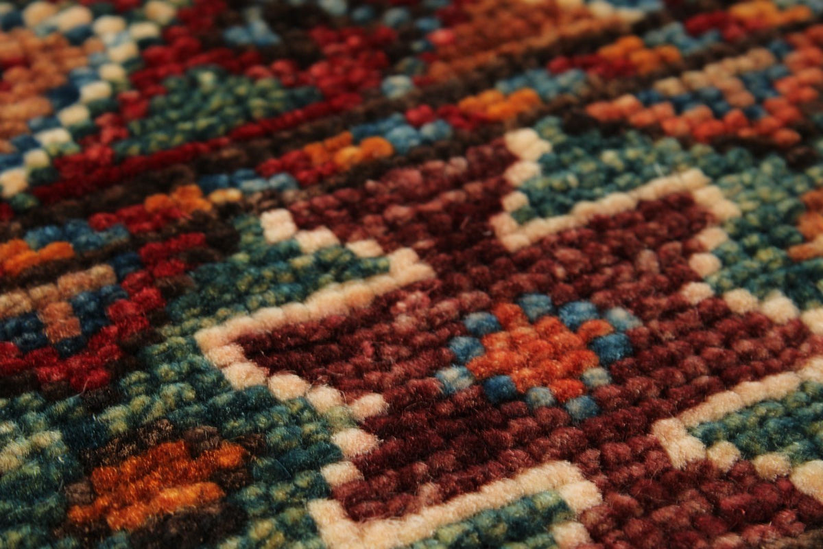 3x10 Brown and Multicolor Tribal Runner