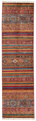 3x10 Brown and Multicolor Tribal Runner