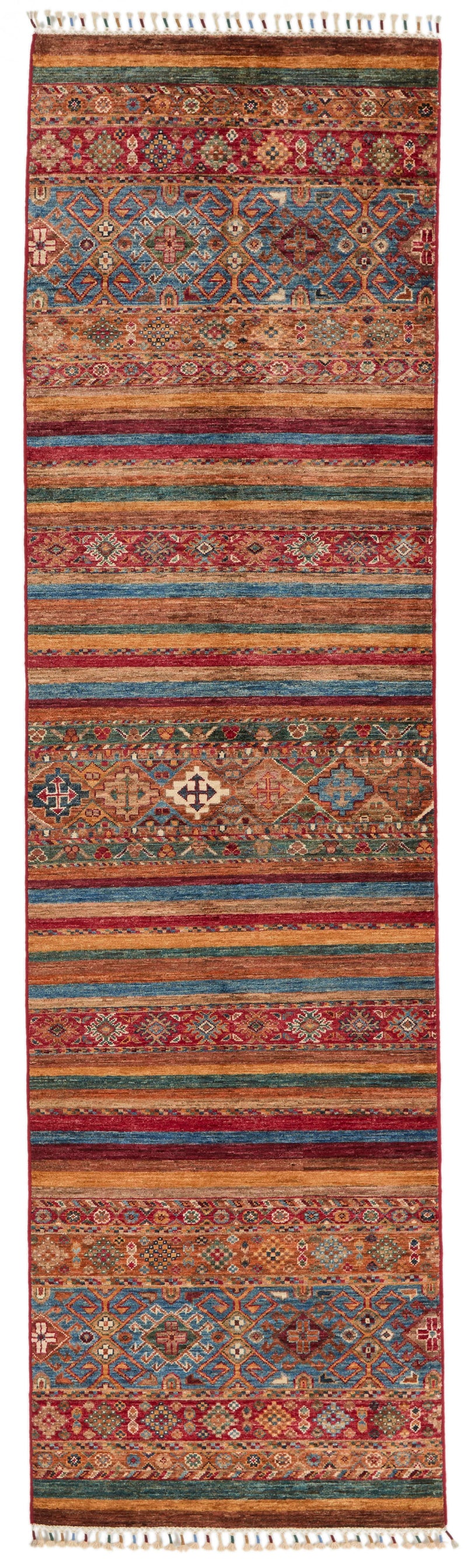 3x10 Brown and Multicolor Tribal Runner