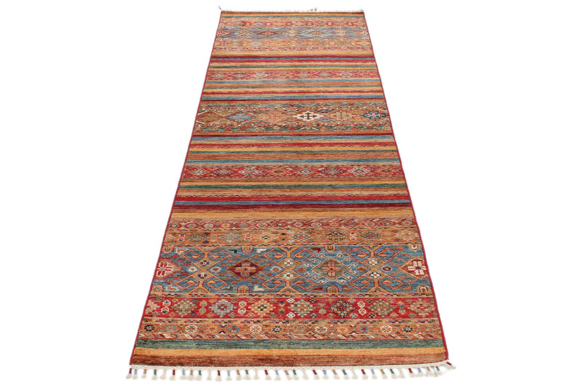3x10 Brown and Multicolor Tribal Runner