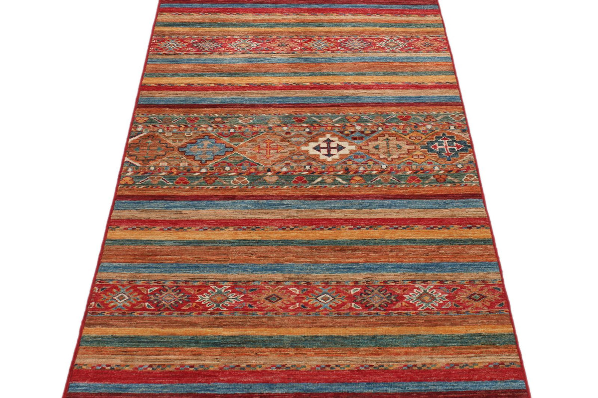 3x10 Brown and Multicolor Tribal Runner