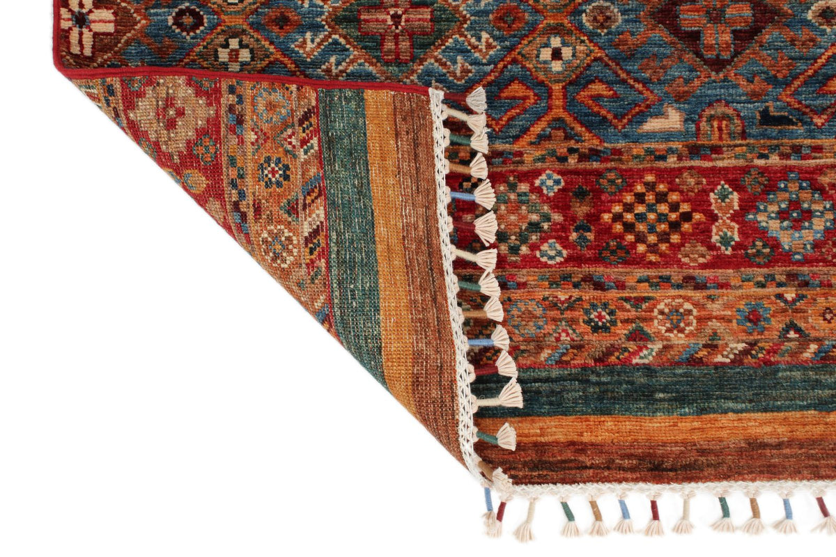 3x10 Brown and Multicolor Tribal Runner