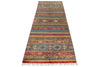 3x9 Brown and Multicolor Tribal Runner