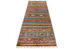 3x9 Brown and Multicolor Tribal Runner